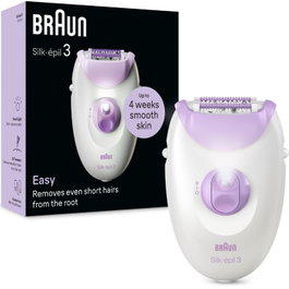 Braun Depiladora Blanco y Lila 7500435224970